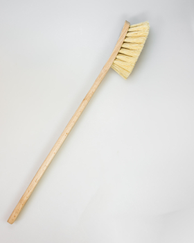 Stielbürste groß / vorn aufgeschweift, Fibre